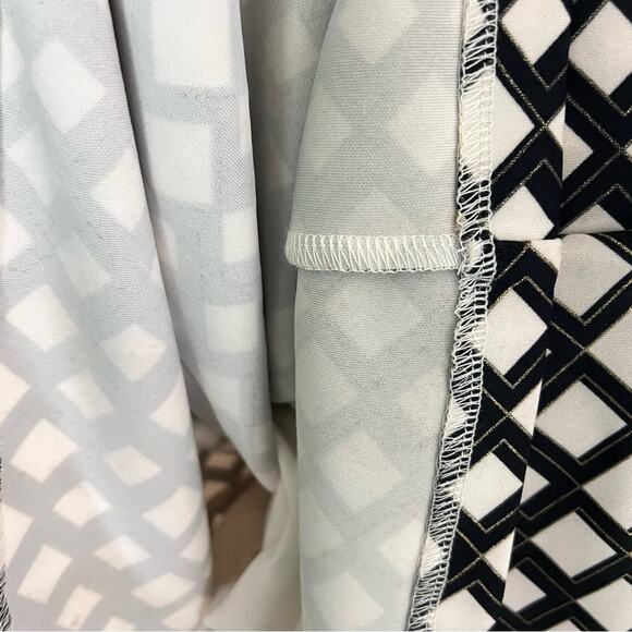 Worthington Women's Sleeveless Zipper Back Multi-pattern Dress Sz S - Picture 4 of 11